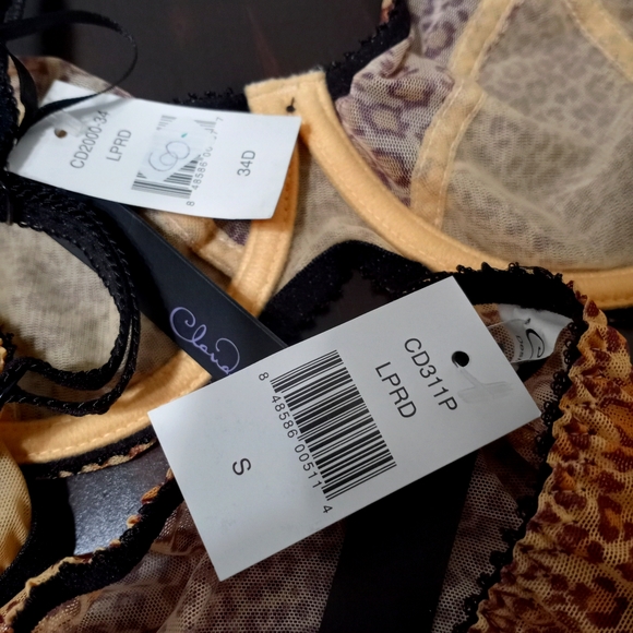 NWT Bra and Panty Matching Set 34D/S - Picture 5 of 7